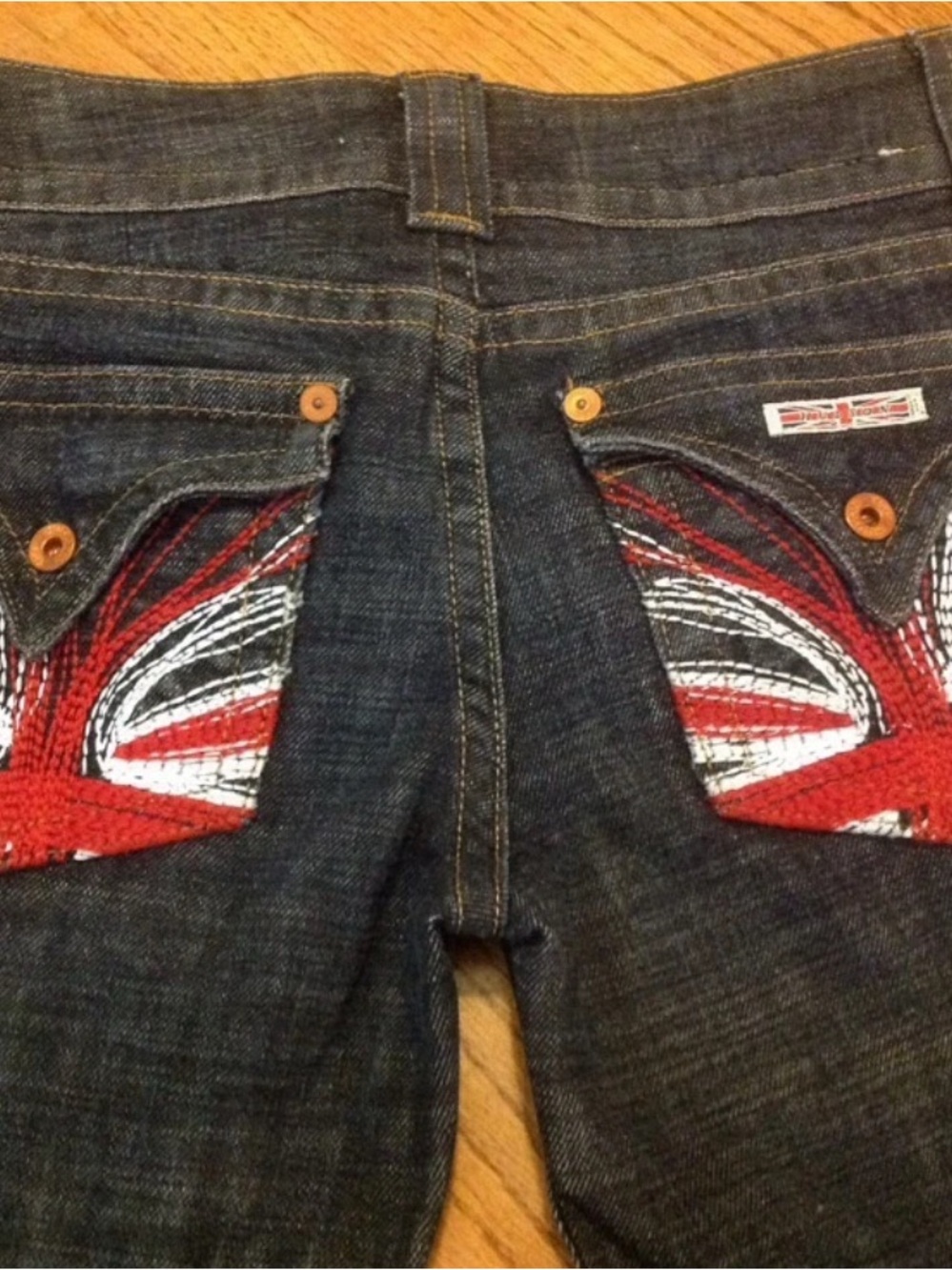 Hud Son Hudson flare womens denim jeans size 29x35 #11 made in USA - Picture 2 of 10